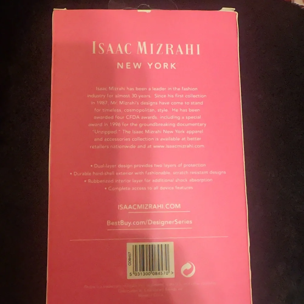 CLEARANCE ISSAAC MIZRAHI NewYork iphone 6 Plus Floral Phone Case NIB